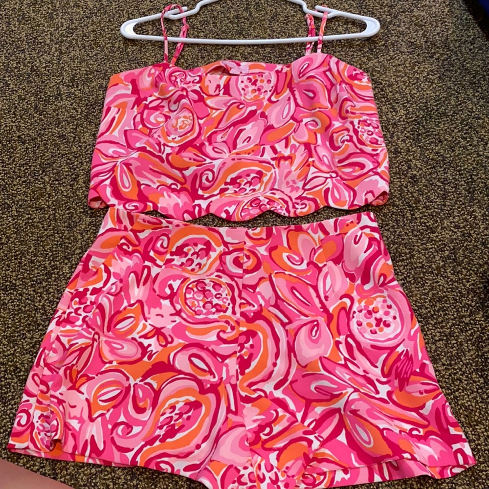 Lily Pulitzer set - shorts and tank top